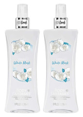 Pack 2 Body Fantasies Signature Fragrance Body Spray, Fresh White Musk, 8 fl oz