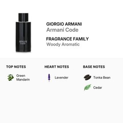 Giorgio Armani Men’s Armani Code EDT Spray 4.2 oz Fragrances 3614273636513