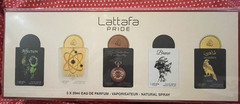 Lattafa Pride Gift Set Collection No. 1 – 5 x 0.67 oz (20ml) Luxury Eau de Parfu