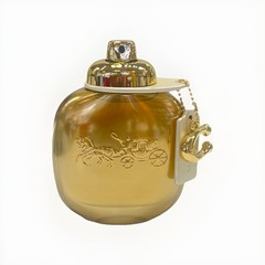 Coach New York Gold 3oz PARFUM Spray In Brown Box