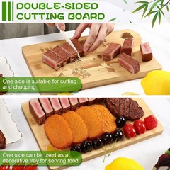 Elegant 4-Piece Religious Cooking Set: Bamboo Cutting Board & Utensils Gift Pack