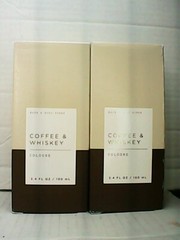 TWO Bath & Body Works Coffee & Whiskey Eau de Cologne fragrance spray mist edc