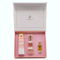 Khadlaj Cloud Candy Set (3.4 Ex De Parfum+ 6.8 Deo+ 0.8 ConC. Perfume Oil)- New