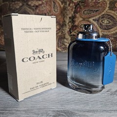 Coach New York BLUE (Eau De Toilette) 3.3 FL OZ (100 ML) Tester With Box OBO