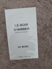 LE BOIS D’AMBER Extrait de Parfum Spray 50ML 1.7FL.OZ Saffron Jasmine Amber