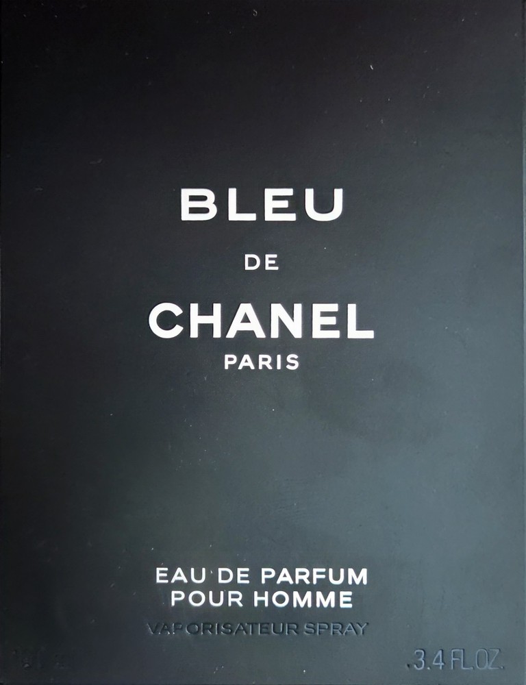 Bleu De Chanel by Chanel 3.4 oz Eau De Parfum EDP Spray, Pre Owned