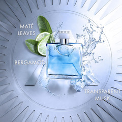 Chrome Eau De Toilette – Fresh Aquatic Mens Cologne – Citrus, Woody, Musky Fragr