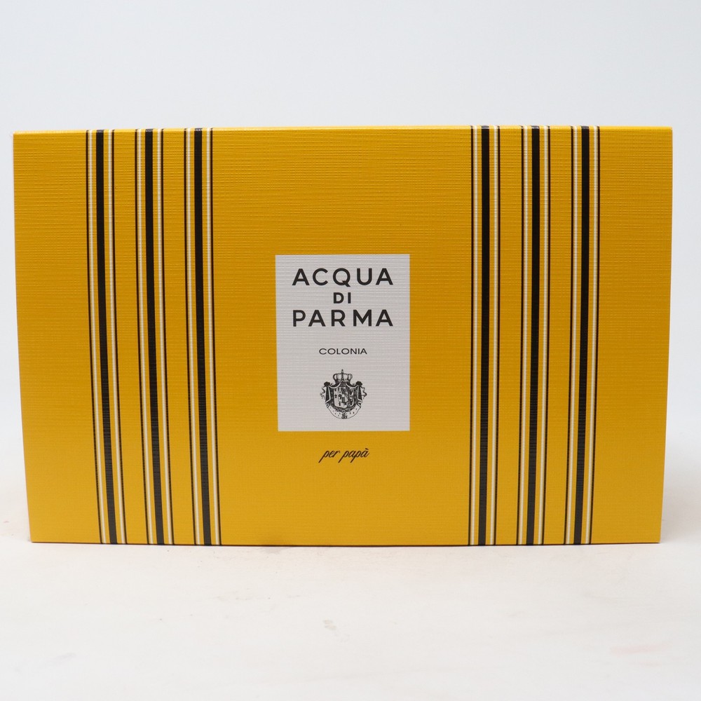Acqua Di Parma Colonia Per Papa 3pc Set For Men100ml Cologne + 100ml Gel + Bag
