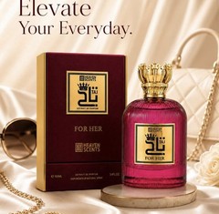 Heaven Scents Taj for Her Parfum Spray, Regular Size 100ML نسائيّ اصلي عطر تاج