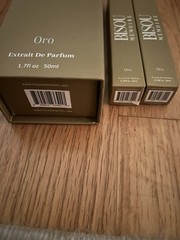 GIFT SET: Bisou Memoire Oro Extrait de Parfum in 50mL & 2 10mL & body lotion