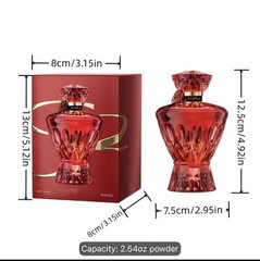Luxury perfume 2.54oz Red crystal perfume For Women smelling Luxury