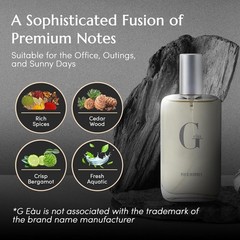 G eàu Eau de Toilette for Men – 3.4 Fl Oz Woody Citrus Scent, Affordable Luxury