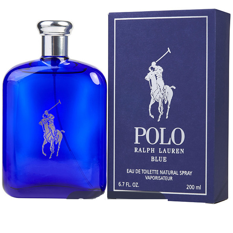 Polo Blue by Ralph Lauren for Men 6.7 oz Eau de Toilette Spray New In Box