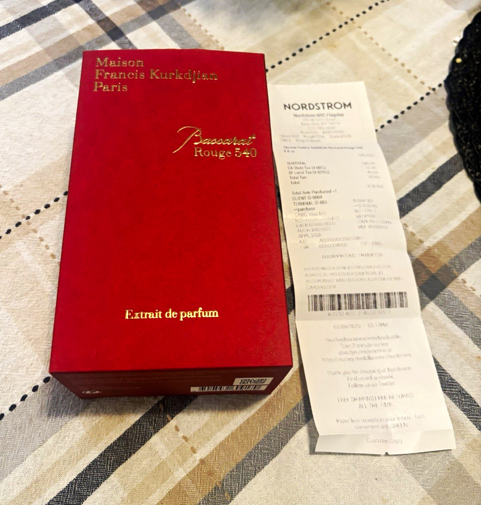 Maison Francis Kurkdjian Paris Baccarat Rouge 540 Extrait Spray 6.8 fl oz