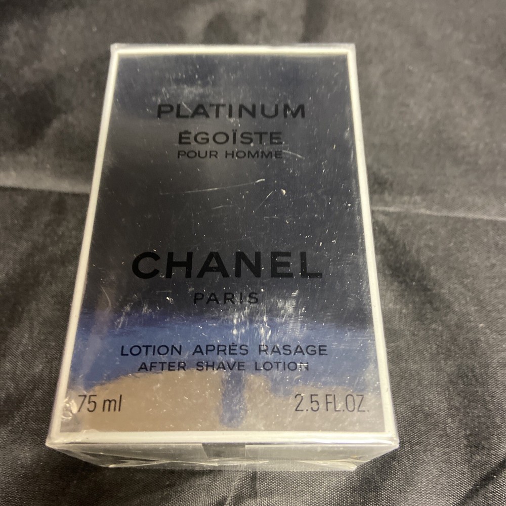 Platinum Egoiste Pour Homme by Chanel Aftershave Lotion 2.5 fl oz NIB