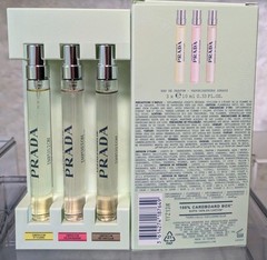 Les Infusions De Prada Eau De Parfum Travel Spray Trio Discovery Set 3x10ml NEW