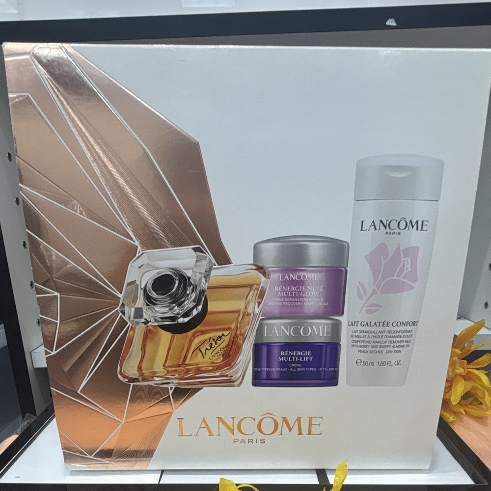 Lancôme Trésor Gift Set Eau de Parfum Spray 100 ml w/ Skincare Minis