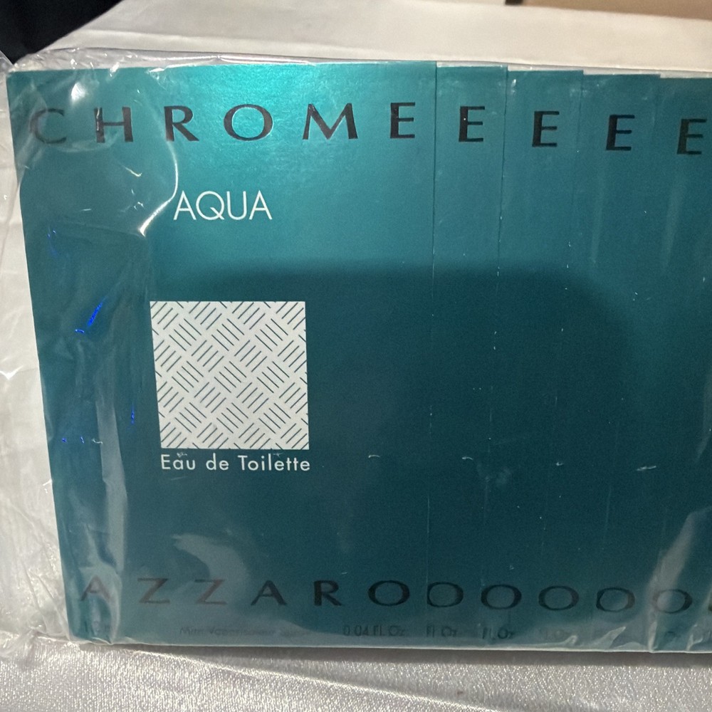 Azzaro Chrome AQUA Eau de Toilette 0.04fl.oz/ 1.2ml SET OF 20Pcs.