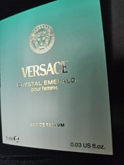 Versace Crystal Emerald Pour Femme EDP Sample Perfume Spray- NEW RELEASE