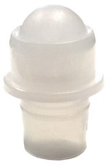 1 Dram (5ml) Clear Swirl Roll on Bottle With Housing & Caps Case Qty, 144 Pc