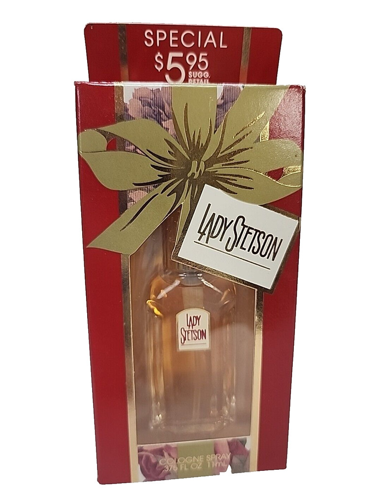 Vintage Lady Stetson by Coty Cologne Spray .375 oz 11 ml New in Box NOS