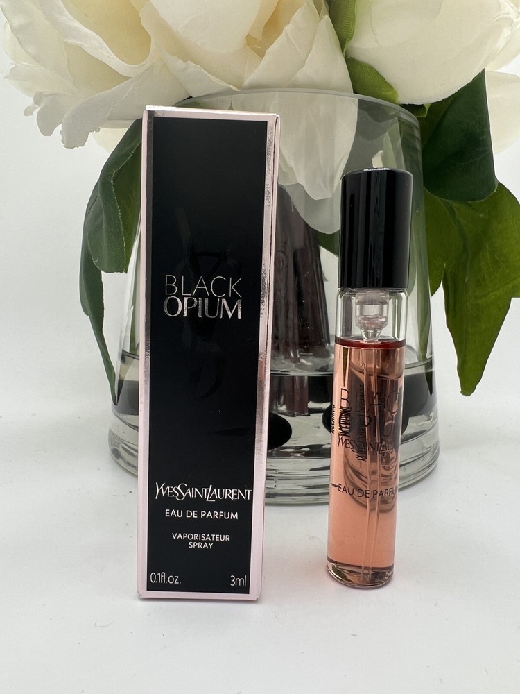 Yves Saint Laurent YSL Black Opium Eau De Parfum 0.1oz 3mL Spray Travel Mini
