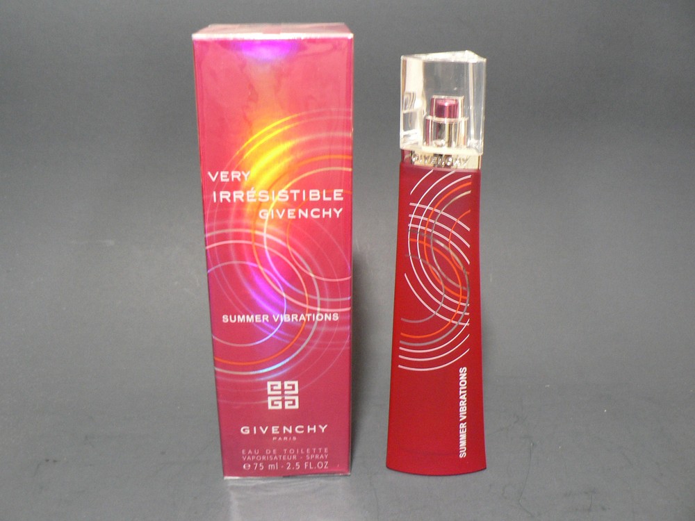 GIVENCHY VERY IRRESISTIBLE SUMMER VIBRATIONS 2.5 OZ 75 ML EAU DE TOILETTE SPRAY