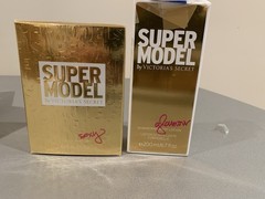 NIB Victorias Secret Super Model 4pc Set EDP 2.5oz + 3 x Shimmering lotion 6.7oz