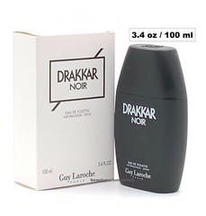 DRAKKAR NOIR by Guy Laroche 3.4 / 3.3 oz Eau de Toilette Spray, Perfume for Men