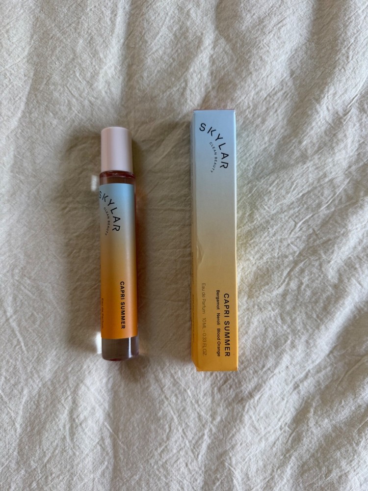 Skylar Clean Beauty Capri Summer 10ml travel size roller bottle