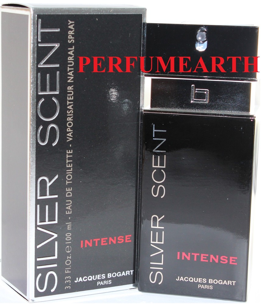 Silver Scent Intense by Jacques Bogart Eau De Toilette 3.3/3.4 oz New In Box