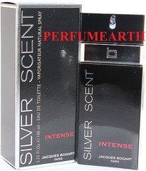 Silver Scent Intense by Jacques Bogart Eau De Toilette 3.3/3.4 oz New In Box