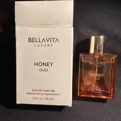 BELLAVITA LUXURY HONEY OUD EAU DE PARFUM 3.38 fl. oz./100 ml BRAND NEW IN BOX