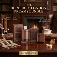 Burberry London For Men EDT Bundle 3.3oz + 1.7oz Cologne Spray New Sealed NIB US