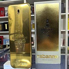 rabanne 1 Million Eau de Toilette Spray Cologne, 3.4 fl oz Regular Size