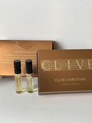 Clive Christian Private Woody, Amber Fougere Leather Perfume 2 Samples