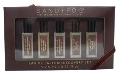 5 Sand + Fog Perfume Oil Discovery White Vanilla Pomegranate Jasmine Lilac .17oz