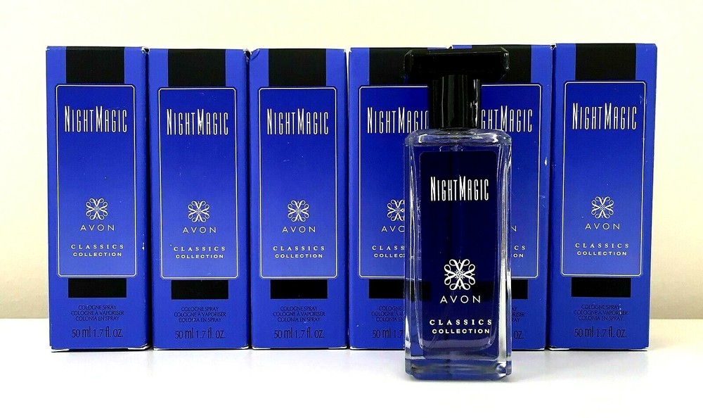 Avon Night Magic Cologne Perfume Spray 1.7oz (Pack of 6) | FREE SHIPPING