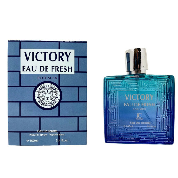 Victory Eau De Fresh for Men 3.4oz EDT Spray – Fresh Masculine Fragrance