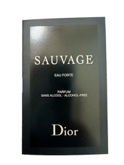 Dior Sauvage Eau Forte Parfum Alcohol Free Sample Spray Vials 1ml/.03oz Lot of 2