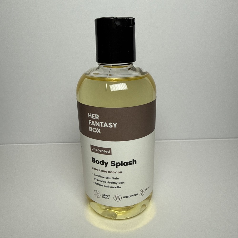Her Fantasy Box Body Splash Body Oil – Unscented (8 fl oz) New