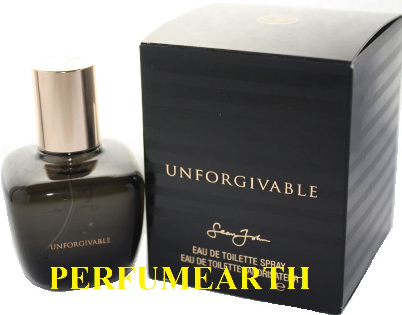 UNFORGIVABLE FOR MEN 2.5/2.6 OZ EDT SPRAY BY SEAN JOHN & NEW IN OPEN BOX