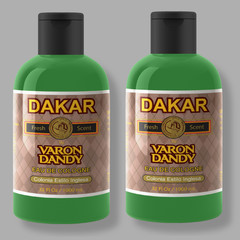 Varon Dandy Dakar Eau de Cologne 16.9 fl oz –Classic British Style (2-Pack)