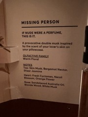 Missing Person By Phlur Eau de Parfum Lot Of 3 Samples .06 Fl Oz /2 Ml Each