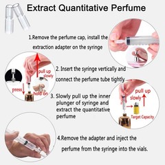MUB 10ml Perfume Refill Pump Tools, Decanter 6 Piece Set, 2types-10ML