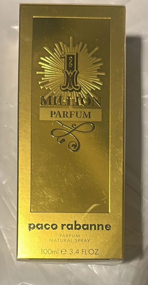 1 Million Parfum by Paco Rabanne 3.4 oz Cologne for Men New In Box