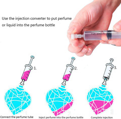 MUB 10Ml Perfume Refill Pump Tools, Perfume Decanter Kit Dispenser with Adapter