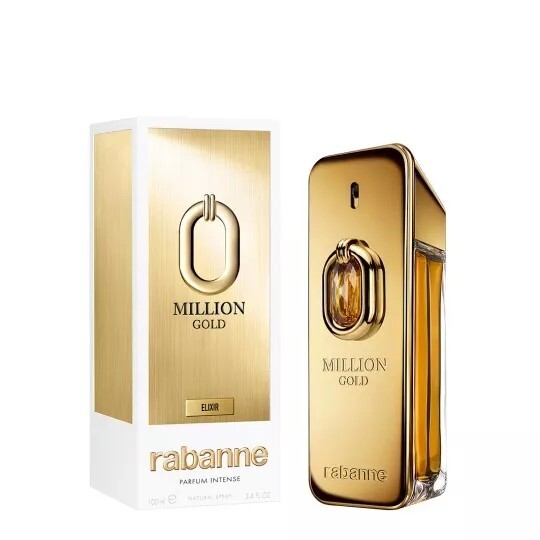 Paco Rabanne Million Gold Elixir Intense 3.4 oz Parfum For Men New In Box