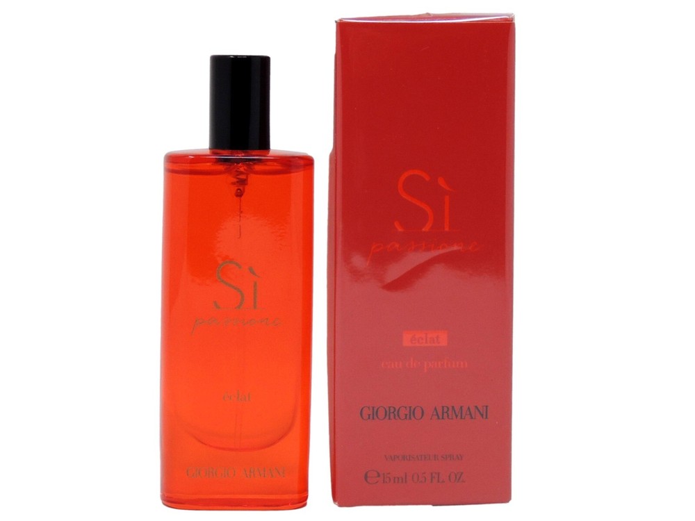 GIORGIO ARMANI SI PASSIONE ECLAT EDP 15ml .5fl oz PERFUME NEW IN BOX SEALED