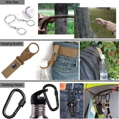 24-in-1 Emergency Survival Toolkit: Essential Gadget for Outdoor Adventures
